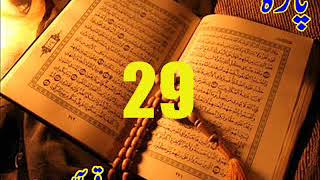 Quran Sipara 29 by Qari Obaidur Rehman with Urdu Tr [upl. by Ajnot619]