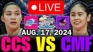 CREAMLINE VS CHOCO MUCHO 🔴LIVE NOW  AUG 17 2024  PVL REINFORCED CONFERENCE 2024 [upl. by Fotinas986]