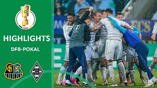 Another LASTMINUTE Shocker  Saarbrücken vs Mgladbach 21  Highlights  DFBPokal QuarterFinal [upl. by Orson]