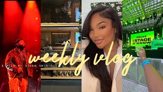 WEEKLY VLOG REBRANDING  WORKING W BILLBOARD  FLAWLESS MAKEUP ROUTINE  PARTYNEXTDOOR amp MORE [upl. by Ahsenroc]