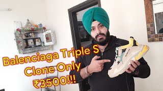 Unboxing Balenciaga Triple S  Clone  Balenciaga Shoes  DeppSteR [upl. by Eilrac986]