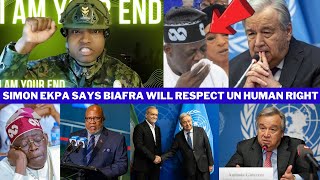 Simon Ekpa Says Biafra Will Respect UN Human Right Treaties In It Independent Declaration Convention [upl. by Mindi310]