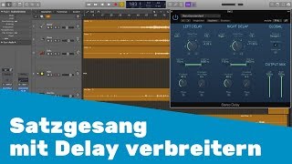 Satzgesang mit Offset Delay verbreitern  28 Tipps in 30 Tagen [upl. by Airot]