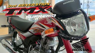 Honda TMX Supremo 3rd Generation  Basic Specs Features and Price [upl. by Eidob]