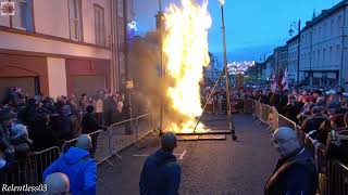 quotBurning Of Lundyquot  ABOD quotShutting The Gatesquot Parade 031222 4K [upl. by Gower898]