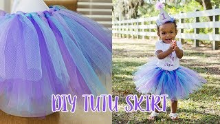 HOW TO MAKE AN EASY TUTU SKIRT  Simply Dovie [upl. by Ingham]