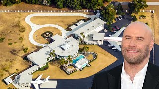 John Travolta Has An Airport Mansion  Watch This [upl. by Doss]