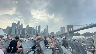 New York City in Cruse  Sightseeing New York City in Ferry [upl. by Sommers]