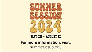 Summer Session 2024  Virtual Information Session [upl. by D'Arcy]