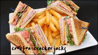 How to Make Club Sandwiches  Club Sandwich Recipe [upl. by Notirb]