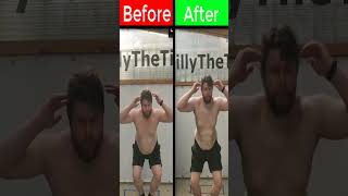 30 Days of Burpees Body Transformation Results Shorts [upl. by Sisenej419]