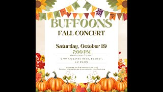 CU Buffoons Fall 2024 Concert [upl. by Nyllij806]