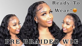 IM SHOCKED READYTOWEAR GLUELESS WIG FOR BEGINNERS  EASIEST PRESTYLED WIG FT WIGGINS HAIR [upl. by Lovel]