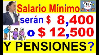 AUMENTO SALARIO MINIMO  8400 0  125000 PARA 2025 PENSIONES BENEFICIADAS Y PENSION BIENESTAR [upl. by Kele401]