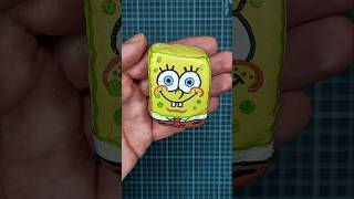 PINTO A BOB ESPONJA 🧽 EN UNA PIEDRA 🪨 [upl. by Atsyrhc]