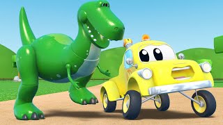 TOY STORY  DINOSAURIER TREX wird wild   InvenTom der Abschleppwagen  Car City World App [upl. by Ame]