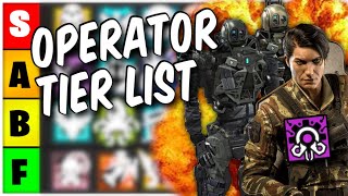 Official Operator Tier List For Operation Twin Shells Y9S3  Rainbow Six Siege 2024 [upl. by Hildagard]