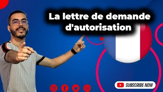 3ème année collège  la lettre de demande dautorisation [upl. by Fagaly419]