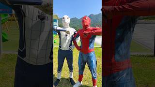 GreenMan comedy SpiderMan funny video😂 spiderman [upl. by Ahsiekat]