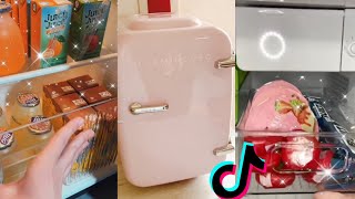 satisfying mini fridge restock and organization tiktok compilation [upl. by Kare]