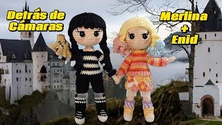 ¡Florecita se Transforma ¡De Merlina a Enid Detrás de Cámaras del próximo video 😲 [upl. by Rahsab]