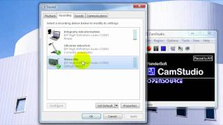 CamStudio 20  Recording audio from speakers Easy Tutorial [upl. by Yrrep334]