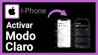 ¿Cómo Activar el MODO CLARO en mi iPhone [upl. by Tipton16]
