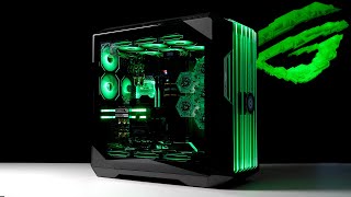 「BRO」4K PC BUILD Cooler Master HAF 700 EVO Six Reservoirs Double waterway酷冷至尊HAF700EVO双水路 pcbuild [upl. by Glass937]