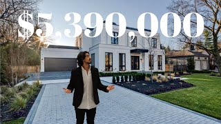 Inside a 54 Million Dollar Iconic Custom Luxury Home Near Toronto [upl. by Akoek]