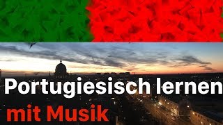 Portugiesisch lernen fast im Schlaf  9 Stunden mit entspannter Musik [upl. by Holzman]