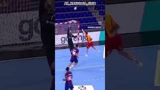 Best goalkeeper save in handball 💫🥅 handballgoalkeeper handball trending bestofhandball sports [upl. by Elay60]