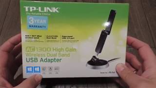 TpLink Archer T4UH  Unboxing  test  recenzja szybkiej karty sieciowej na USB [upl. by Landing]