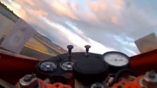 Laverda 1000 V6 onboard  One lap in Valencia [upl. by Erehs405]