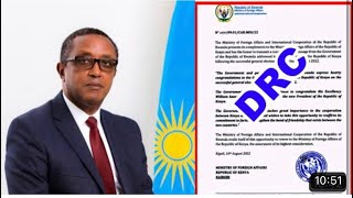 URWANDA RUSOHOYE ITANGAZO RYUBURAKARI KURI CONGO🚨MARRIAGE YA FDLR NA CONGO IRARIKOZE [upl. by Aihsemek221]