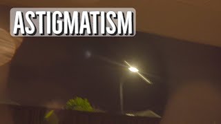 ASTIGMATISM vision vs NORMAL vision [upl. by Nyrok615]