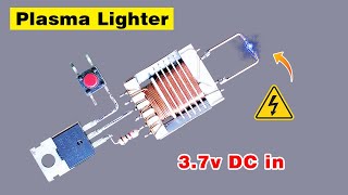 Plasma arc lighter homemade I make electric lighter [upl. by Nomla]