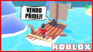 PLAVBA NA JEDNOM VORU JE O HUBU😂 Roblox Boat Together wMakousek [upl. by Enayr]