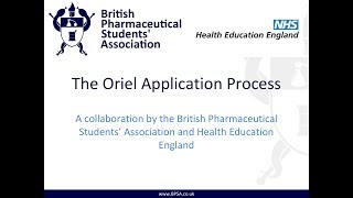 Oriel Application Process Webinar [upl. by Petula532]