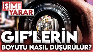 GIF BOYUTU NASIL DÜŞÜRÜLÜR HAREKETLİ RESİM BOYUTU KÜÇÜLTMEK GIF MBI DÜŞÜRME  İŞİME YARAR [upl. by Nnyleve65]