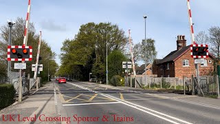 Doddington Road Level Crossing Lincolnshire [upl. by Flanders]