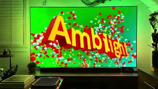 Ambilight demo with LG 4G Tv 65” [upl. by Mauchi459]