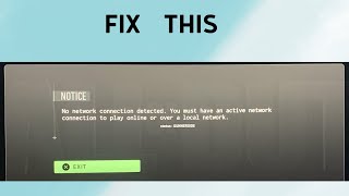 How to Fix quotNo Network connection detectedquot Error in Modern Warfare 2 [upl. by Hildegarde]