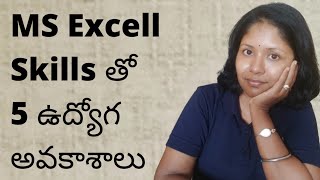 Good Salary Job Opportunities with only MS Excel Skills Telugu  Pashams [upl. by Jehial296]