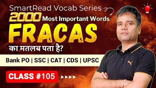 SmartRead Course Vocab Class 105  English for Bank and SSC Exams IBPS PO SBI PO SSC CGL 2024 ibps [upl. by Sedda]