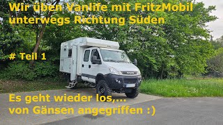 Wir üben VANLIFE 🚚  1 2024 Griechenland Es geht endlich wieder los… von Gänsen gejagt 😊 [upl. by Anatola]