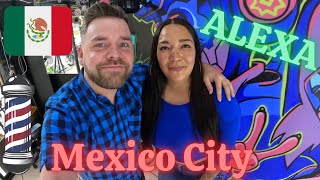 💈 Haircut from ‘Alexa’  BEARD TRIM in MEXICO CITY  UNEDITED ASMR [upl. by Pelagi]