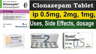 Clonazepam tablets ip 05 mg 2 mg tablet  clonazepam 05 mg 2 mg uses Side Effects sleeping [upl. by Roderich803]