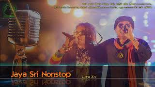 Jaya Sri Nonstop Karaoke With Lyrics  Live Sarith Surith NEWS with Jaya Sri Coke Red [upl. by Llirrehs]