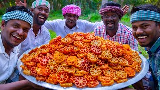 1000 ROSE COOKIES  Achu Murukku  Traditional Village Snacks Recipe  Achappam Cooking in Village [upl. by Peggi]