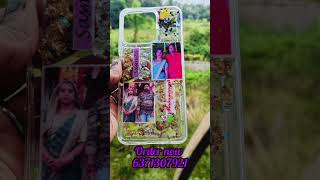 Resin phone cover craft handcraft handmade shorts viral [upl. by Zsamot]